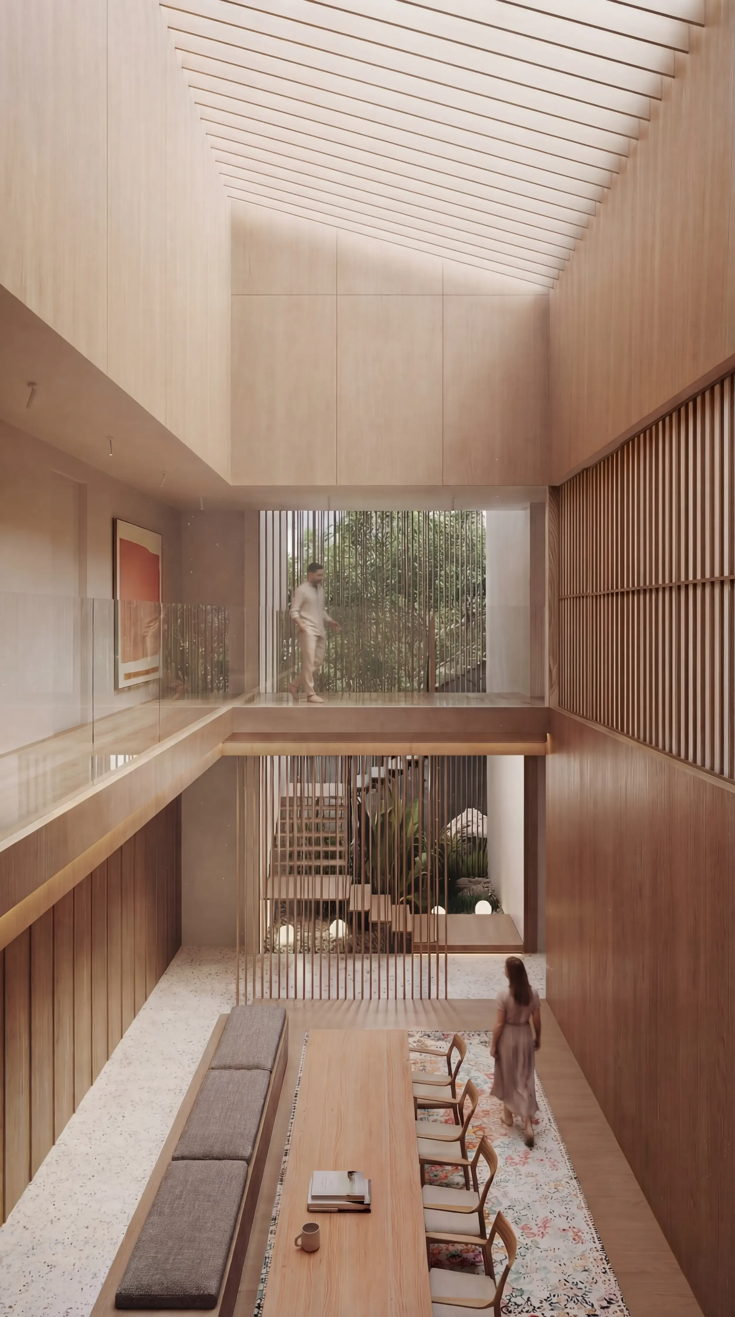 Light Veil Dining Space