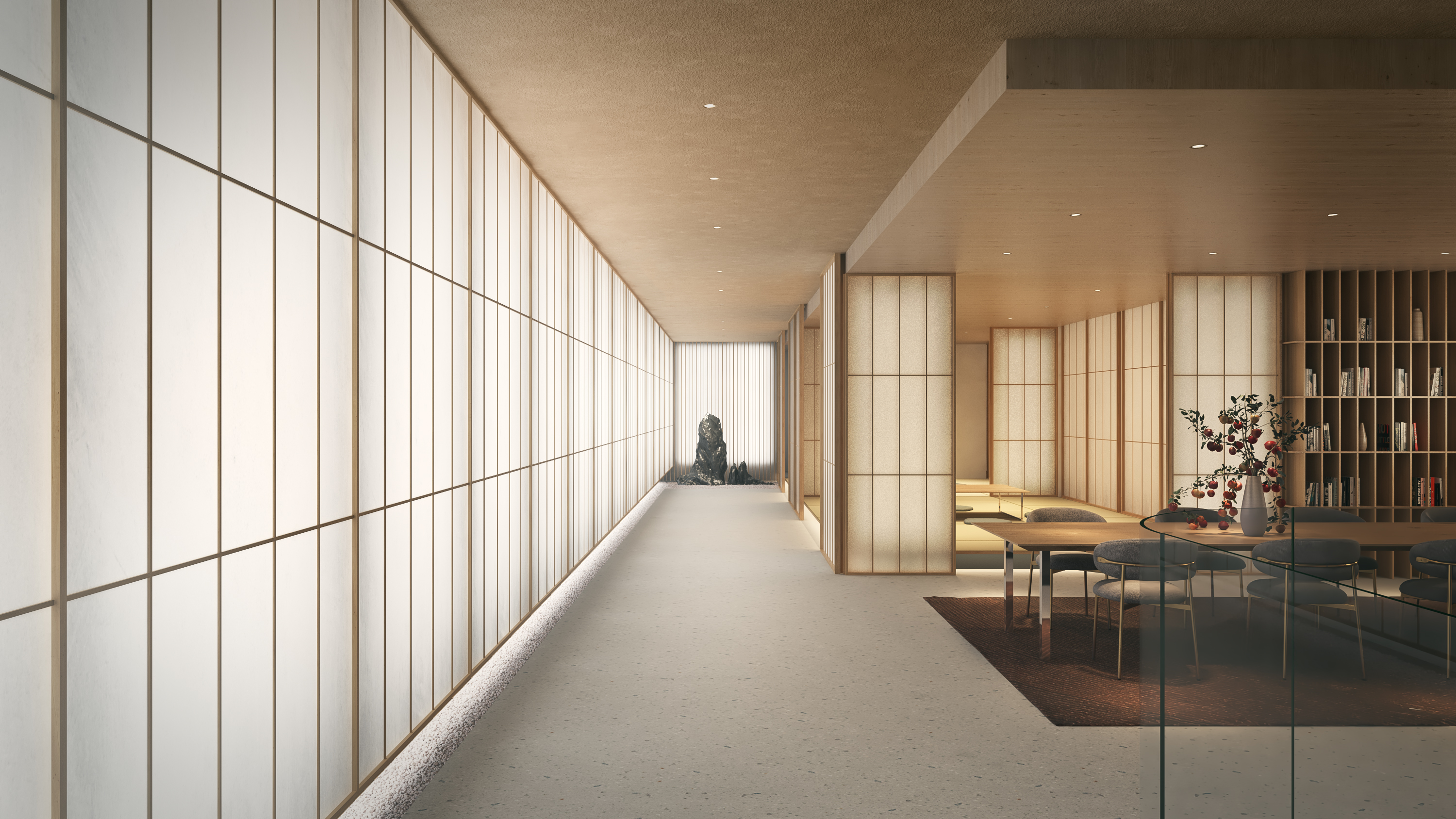 Niseko Residences shared living space