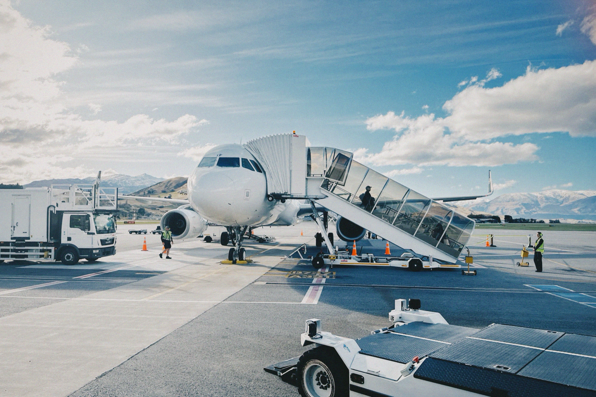 Arriving in the South Island
