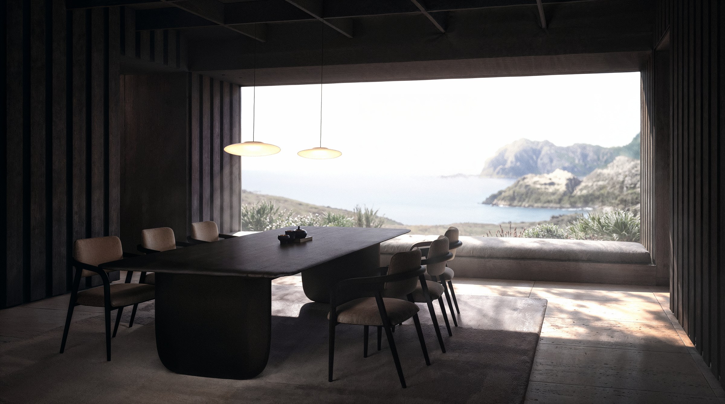 Sen Dining Table — gathered around