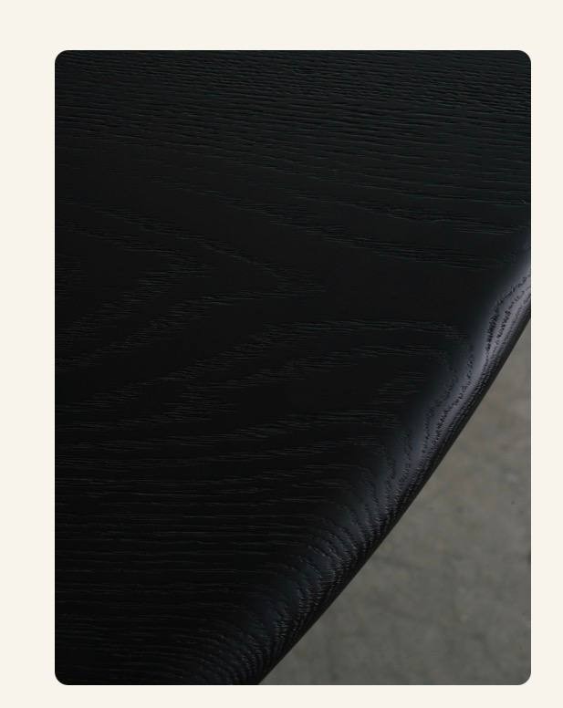Charcoal oak material sample
