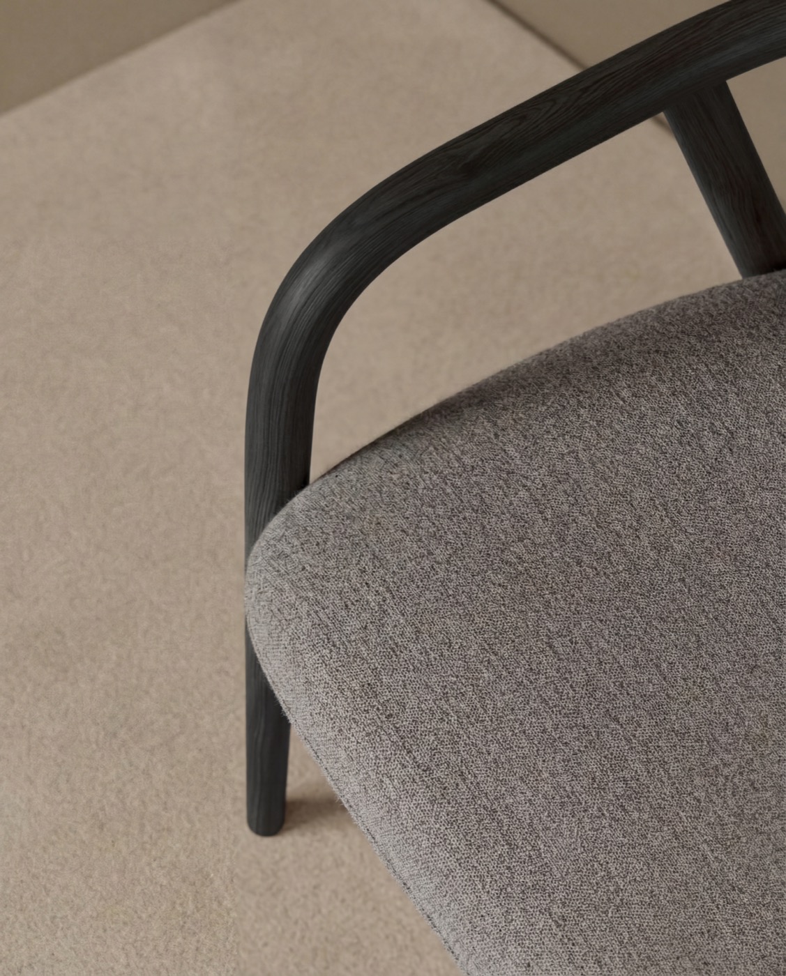 Yume チェア — the geometry of rest