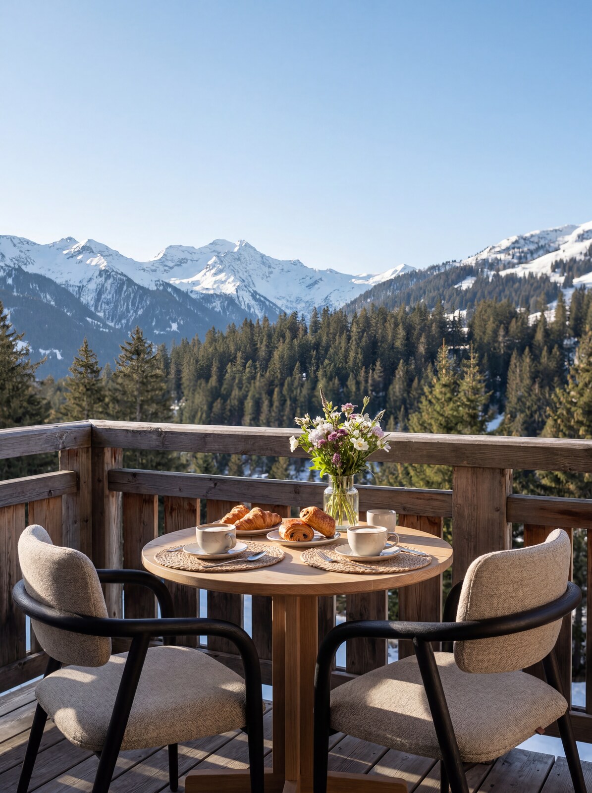 Yume Chairs at a breakfast balcony