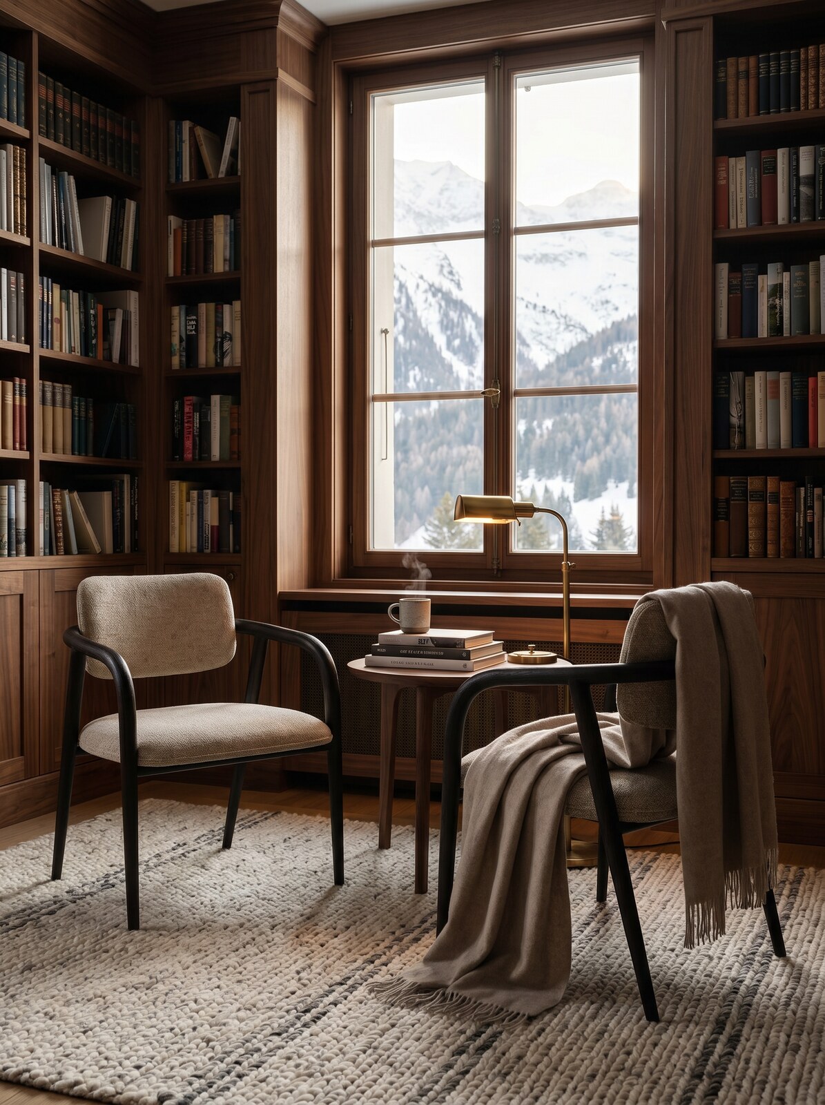 Yume Chairs in a library reading nook